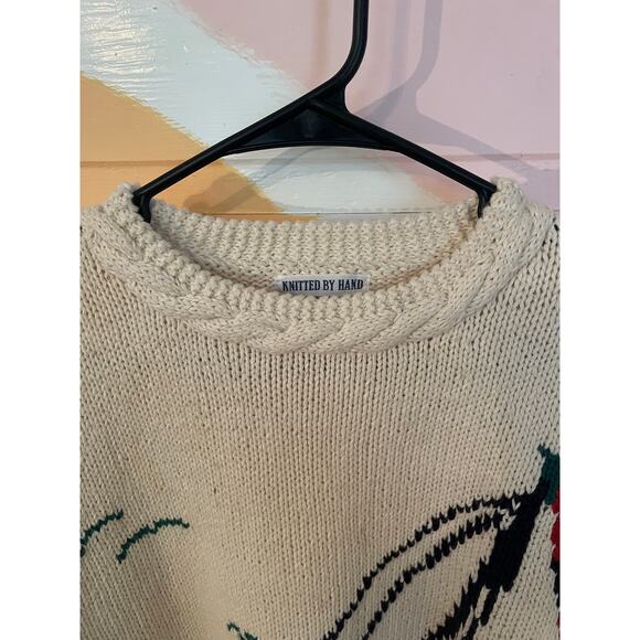 Vintage Capri Isle Knits Sailboat Sweater Ramie Cotton Nautical Medium - Picture 8 of 9